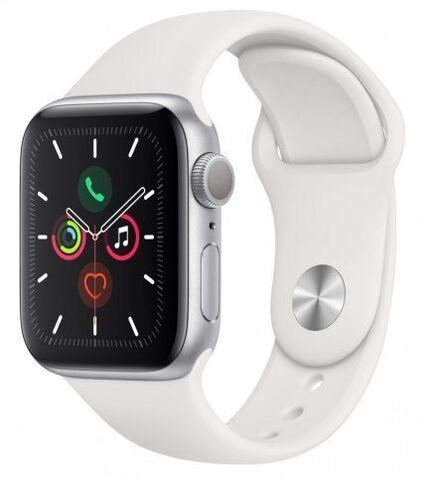 Apple Watch 5 40mm Aluminium Case with Sport Band серебряный