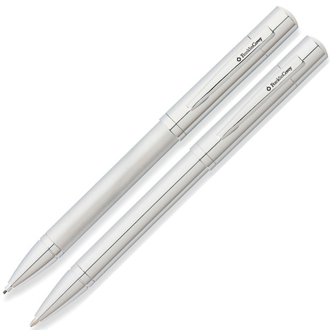 Набор Franklin Covey Greenwich, Chrome CT, шариковая ручка +  карандаш (FC0021-1)