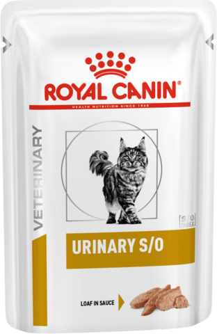 Royal Canin Urinary S/O пауч для кошек с проблемами МПС паштет 85г