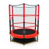 Батут детский DFC TRAMPOLINE-RED 55" с сеткой фото №2