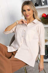 Рубашка классическая Аристократка (бежевая) Б14356-10М LT Collection