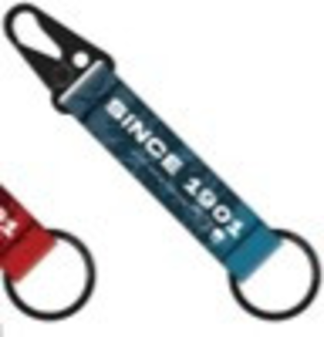 Брелок для ключей карабин SINCE 1901 POLYESTER KEYCHAIN BLUE