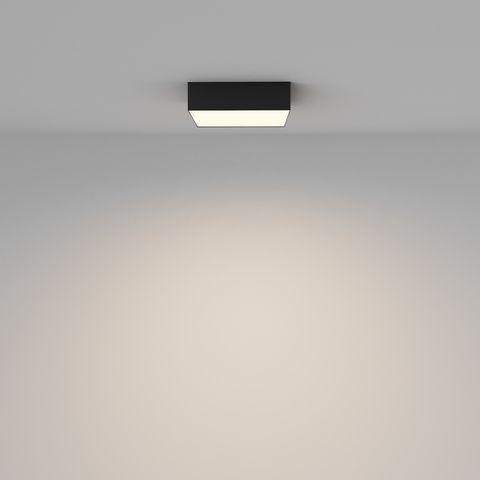 Потолочный светодиодный светильник Maytoni Zon C032CL-24W3K-SQ-B