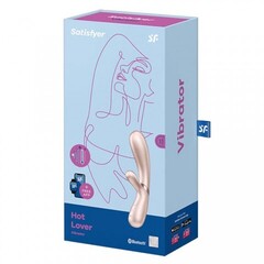 Вибратор с подогревом Satisfyer Hot Lover, бежевый