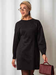 Платье из эко замши (черное)