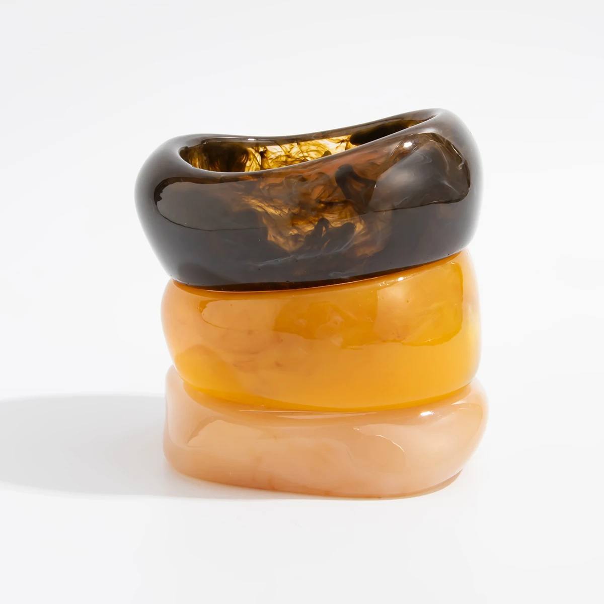 Браслет из смолы Дана, Кремовый