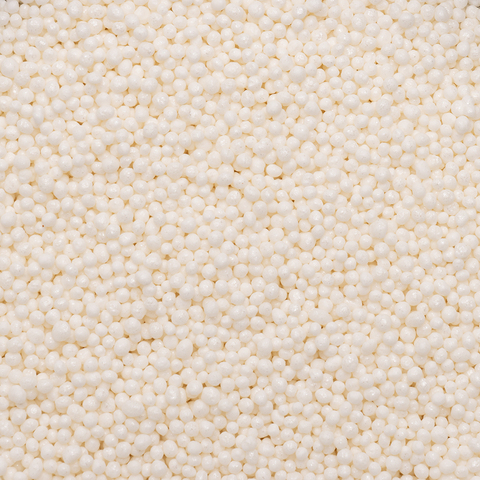 Посыпка мягкая Белый жемчуг (475) 2 мм, кг