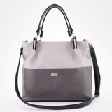 Сумка Саломея 185 мульти итальянский серо-черный