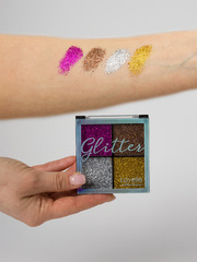 .LavelleCollection Тени 4-цветные для век Glitter тон 02 Северное сияние ср го12.2025