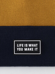 шапка  для мальчика  КВ 20426/темно-синий,горчица