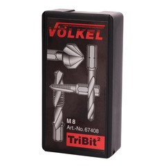 Метчик М 8,0х1,25 (Для шуруповерта, TriBit) HSS-G 6h Volkel 67408