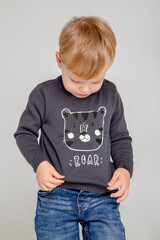 джемпер  для мальчика  КВ 30115/х/антрацит