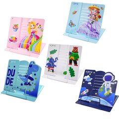 
          Подставка для книг Yalong, 210х185 мм, регулируемый угол наклона, металлическая, цвета ассорти, с рисунком