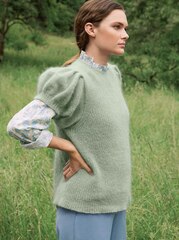 Описание по вязанию футболки спицами "Anita"