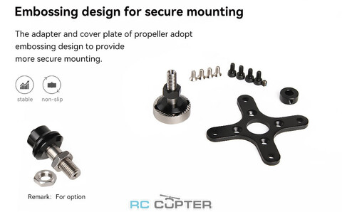 T-Motor AT2820 KV1250 3D F3A длинный вал