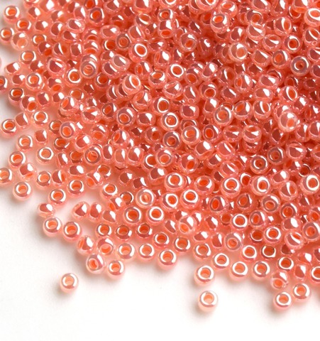 8/0 RR-0539 Бисер круглый Миюки Лосось /Miyuki round 8/0 Ceylon salmon
