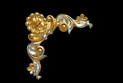 Силиконовый молд № 784 Набор вензелей