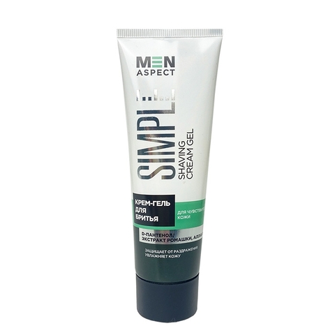 Modum MEN ASPECT SIMPLE Крем-гель для бритья для чувствительной кожи 75г (B140-211)