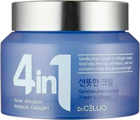 Dr.Cellio G50 4 In 1 Sanddeunhan Eye Cream (Collagen) Крем для кожи вокруг глаз с коллагеном