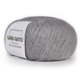 Пряжа Lana Gatto Silk Mohair 30145 серый