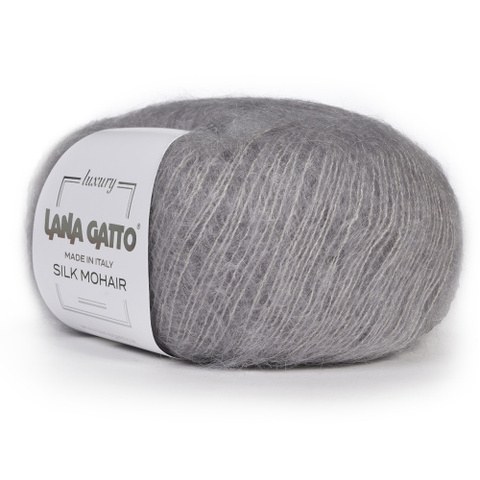 Пряжа Lana Gatto Silk Mohair 30145 серый
