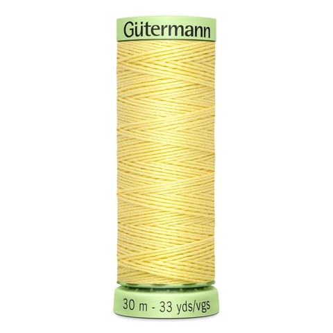 Нить Top Stitch 30/30 м для декоративной отстрочки, Gutermann, 578 бледно-желтый