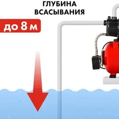 Насосная станция QUATTRO ELEMENTI Automatico 601 (600 Вт, 2800 л/ч, для чистой, 35 м, 12к (645-242)
