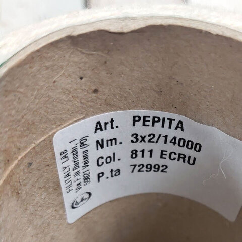 Бэби альпака FILITALY-LAB PEPITA 2/14*3 белый натуральный