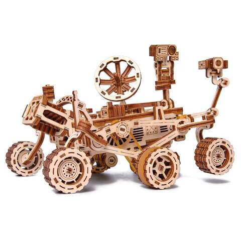 Марсоход  от Wood Trick - cборная механическая модель, деревянный конструктор, 3D пазл