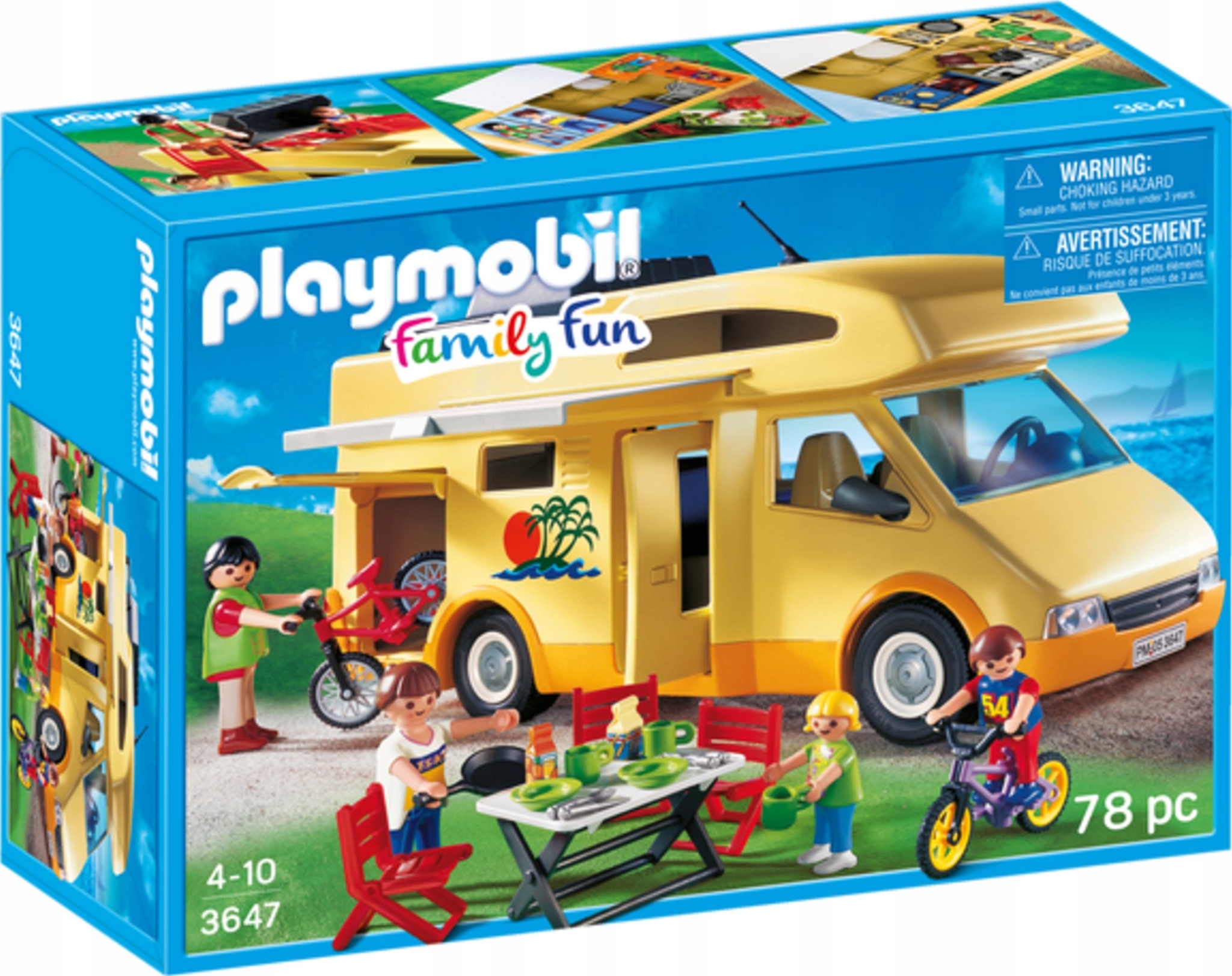 Конструктор Playmobil Family Fun Дом на колесах для семейного отдыха 3647  купить в Москве | Доставка по России.