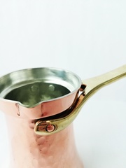 Медная  джезва 200 мл кованная