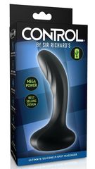 Черный массажер простаты Ultimate Silicone P-Spot Massager - 13,9 см. - 