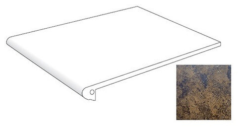 Exagres Metalica Peldano Vulcano 33x33x3