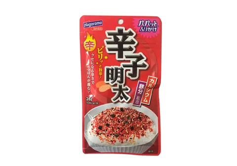 Приправа для риса Фурикакэ со вкусом соленой икры минтая и красного перца, 28г