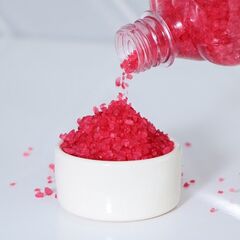 Соль для ванны с ароматом земляники «Для независимой» в пикантном флаконе - 340 гр. - 