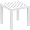 Столик пластиковый журнальный Siesta Contract Ocean Side Table, белый