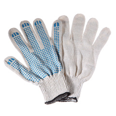 Перчатки рабочие х/б ПВХ точка Эконом