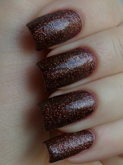 El Corazon Лак Confetti 517a  тёмно-коричневый