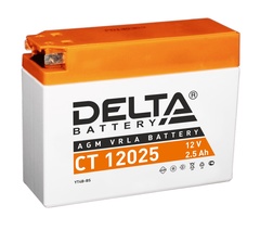 Аккумулятор DELTA 12V 2,5Ah (CT12025)