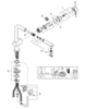 Смеситель для мойки с выдвижным изливом Grohe Minta 30274AL0