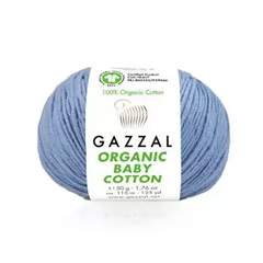 Gazzal Organic Baby Cotton 451 (Светлый джинс)