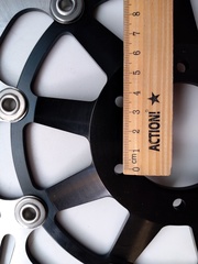 Передние  диски для Honda CBR1100XX 1997-1998 г.в. / черные / плавающие / тормозные