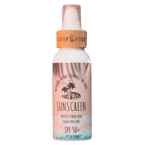 Солнцезащитный крем WATERDUCK Кокосовый spf 50+ Sunscreen белый (алюм.бут.) 100 ml
