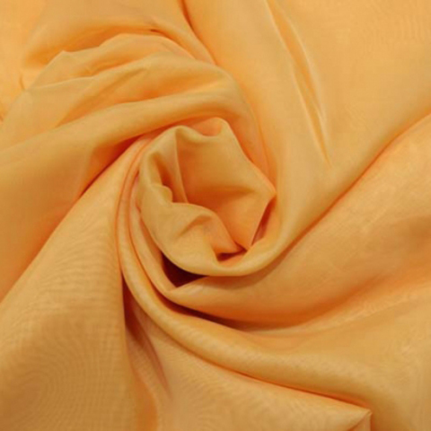 Ткань вуаль однотонная для штор - оранжевая. Ш - 300 см.  Арт. -SH 28