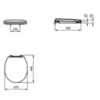 Сиденье для унитаза Ideal Standard Contour 21 S4065LJ