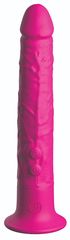 Ярко-розовый вибромассажер-реалистик с присоской Classix Wall Banger 2.0 - 19,1 см. - 