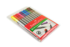 Qələm gel 0.4 liner 10rəng Faber Castell