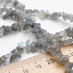 Лабрадор бусины, крошка 4-8 мм, цена за нить 38 см