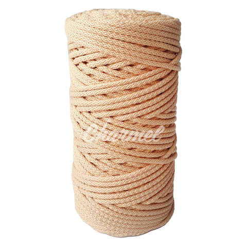 White our polyester cord 5 mm