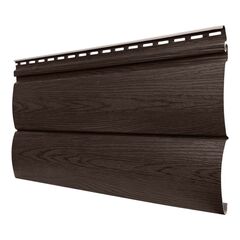 Сайдинг Tecos Lux Двойной оцилинд. брус Бразильская вишня 3660х230 мм